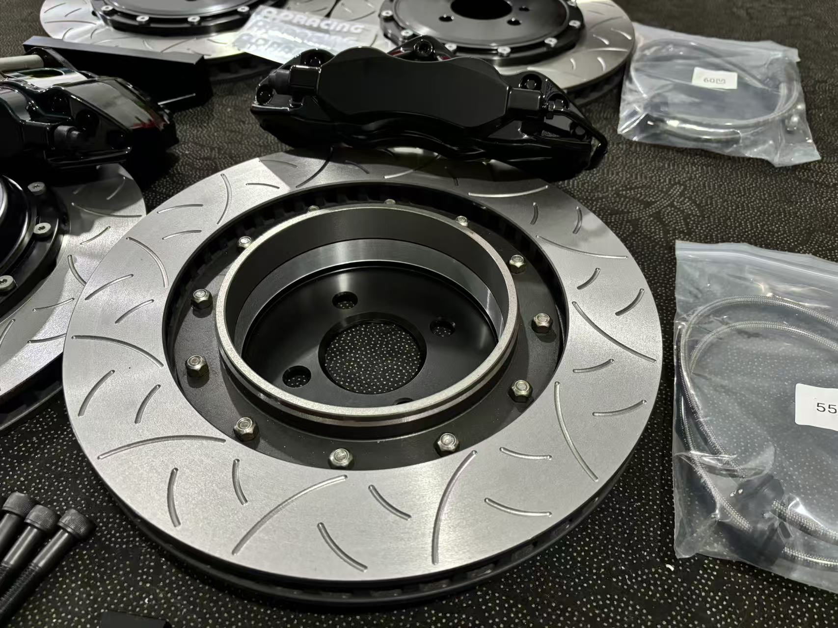 Complete Big Brake Kit Front R - Front Rear Brake Caliper Bracket Kit review and price